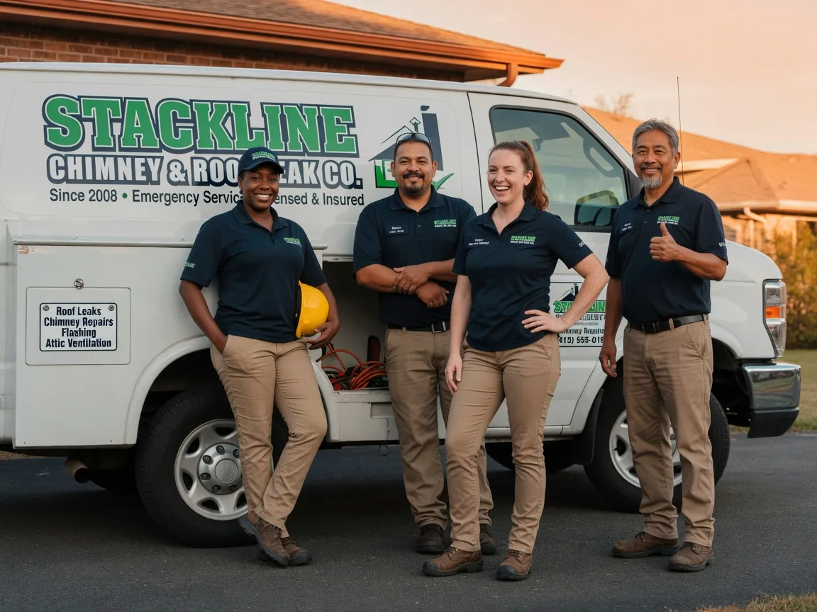 Chimney flashing repair company in Montvale, VA